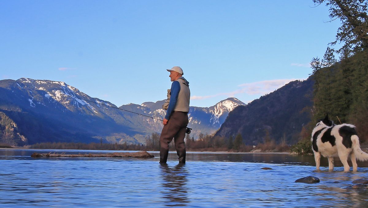 fraser river flyfishing for cutthroat trout