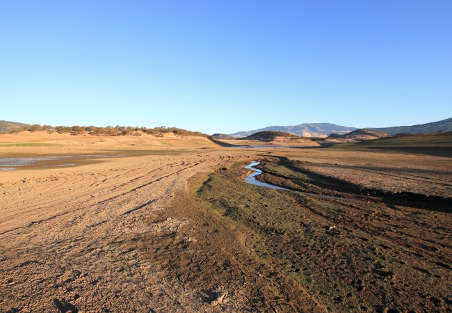 Not Much Left of Emigrant Lake in Southern Oregon’s Drought