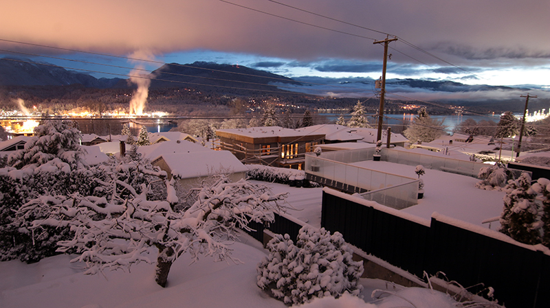 vancouver snow, burnaby snow, la nina 2018