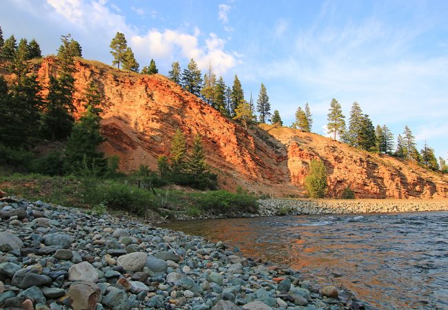 The Red Rocks and Blue Waters of Princeton, BC