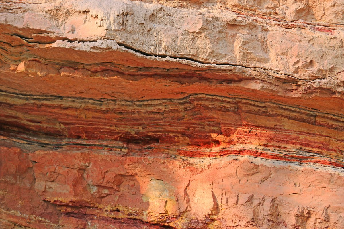 Vermilion bluffs layers of ochre